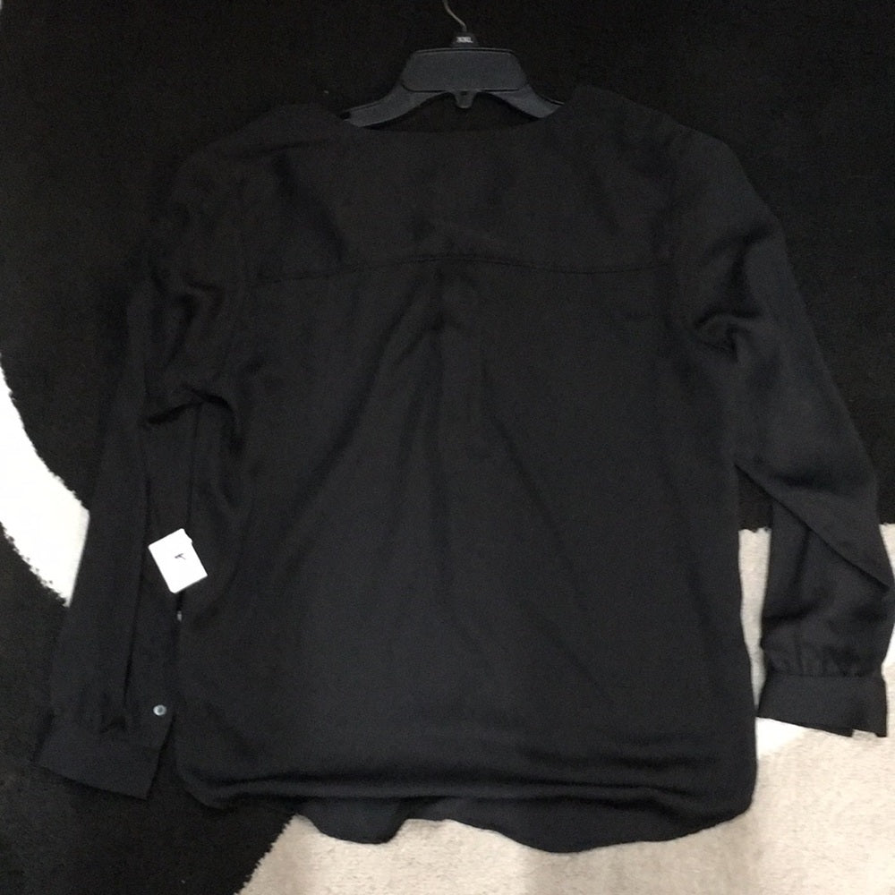 H & M Conscious Collection size 6 black shirt