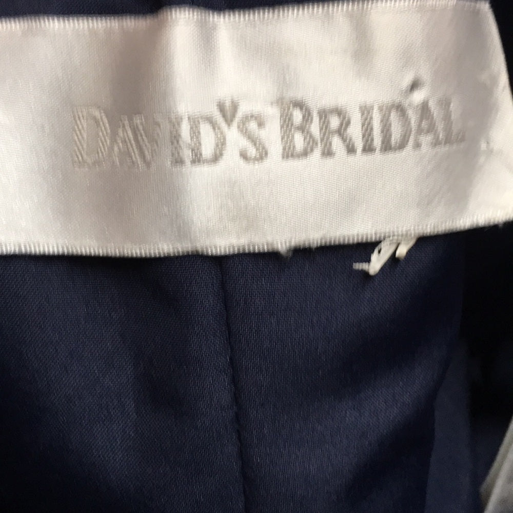David’s Bridal size 6 blue formal dress
