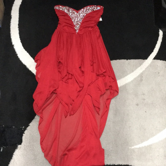 Deb formal red dress size small