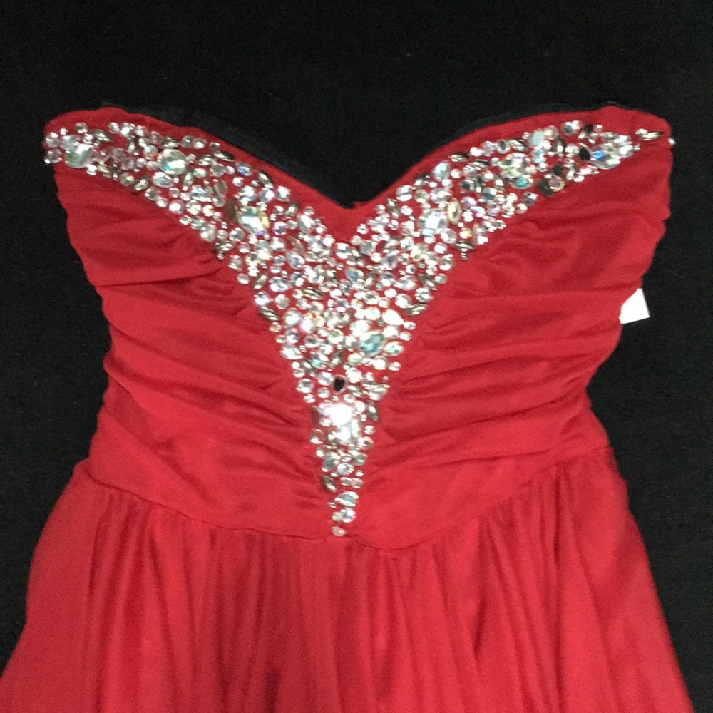 Deb formal red dress size small