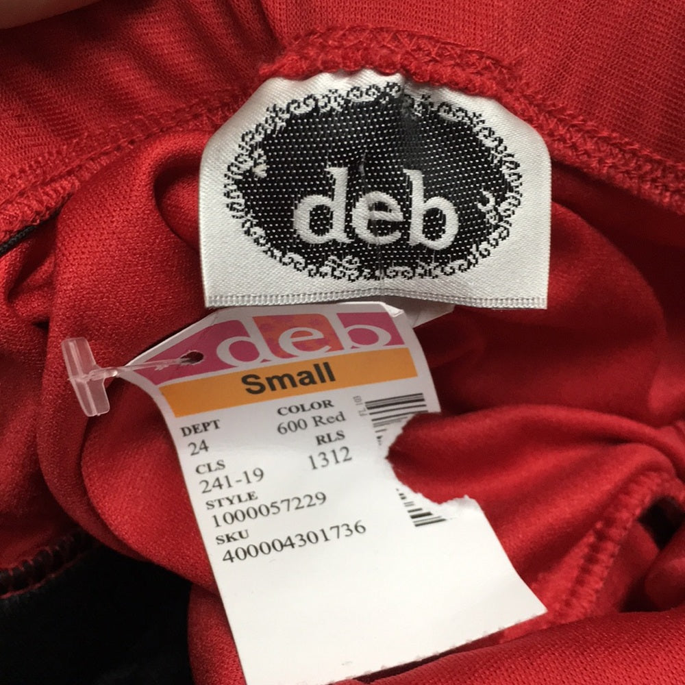 Deb formal red dress size small