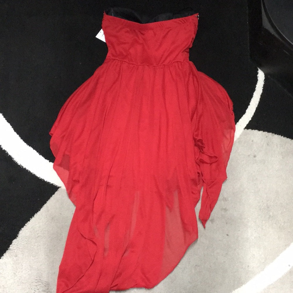 Deb formal red dress size small