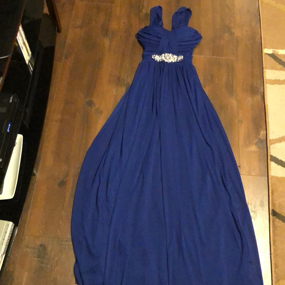 Size 1/2 beautiful blue long formal dress