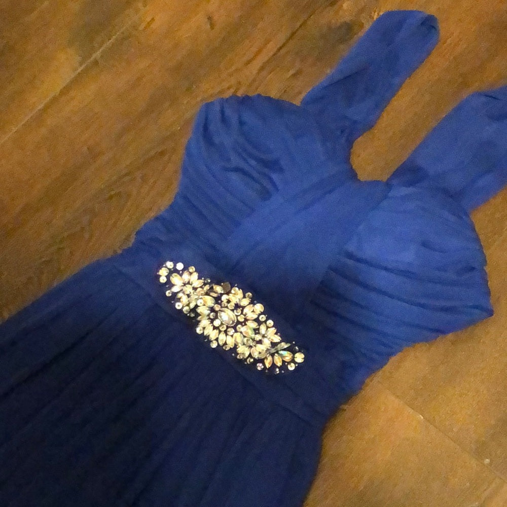 Size 1/2 beautiful blue long formal dress