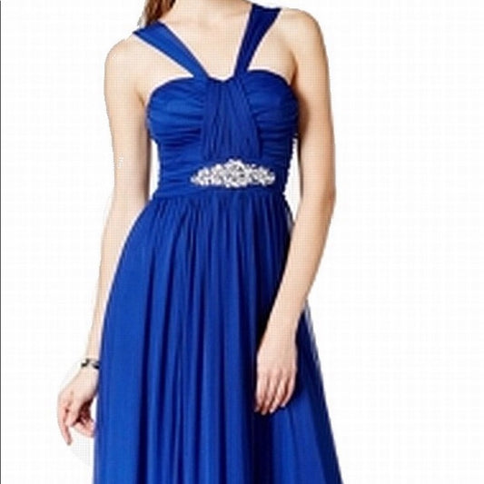 Size 1/2 beautiful blue long formal dress