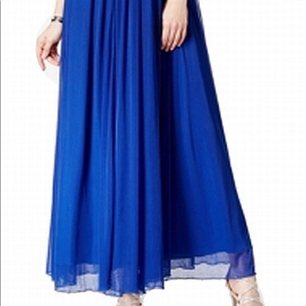 Size 1/2 beautiful blue long formal dress