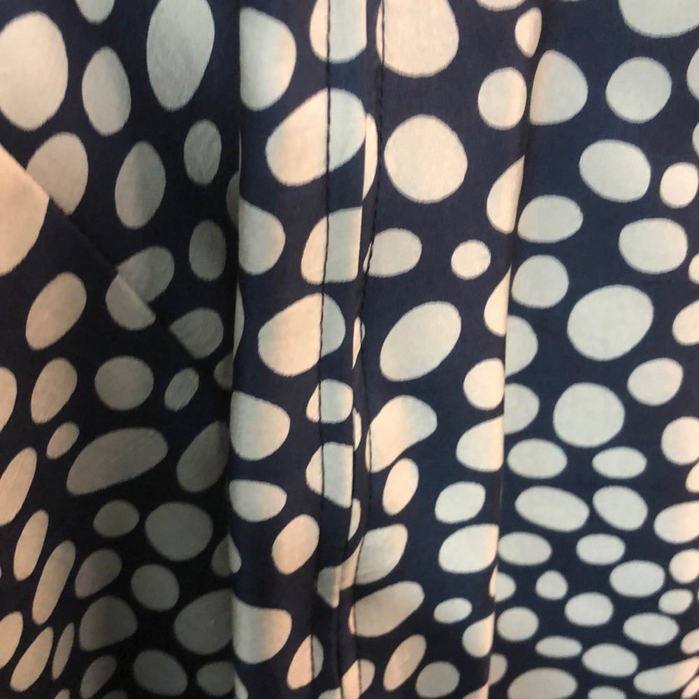 Size 6 blue and khaki color local designer dress