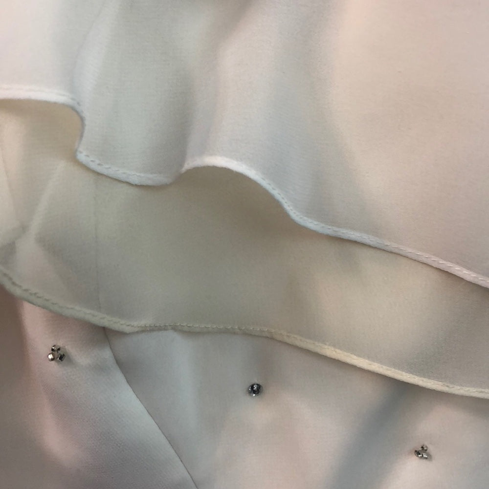 Size16 ivory one shoulder formal dress