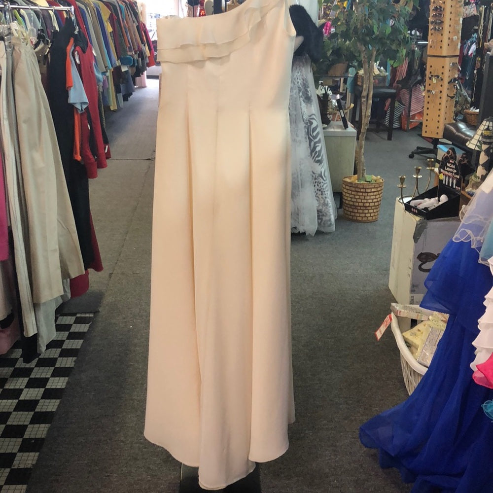 Size16 ivory one shoulder formal dress