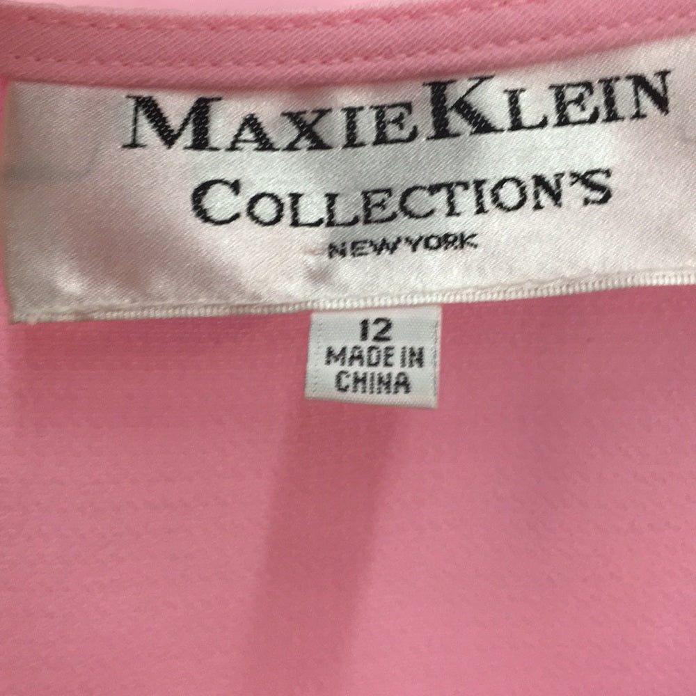 Maxie Klein sz 12 3pc pink women’s dress suit