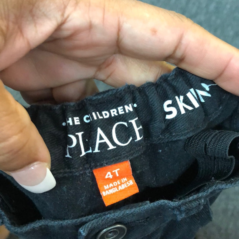 Size 4T black skinny jeans