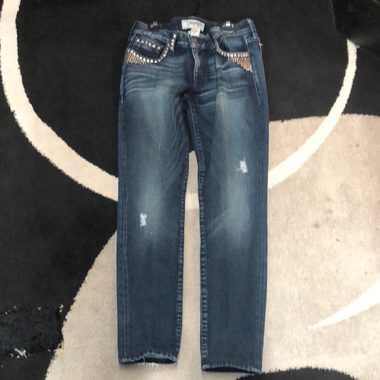 PRVCY sz 28  women’s jeans w/ spike sequins