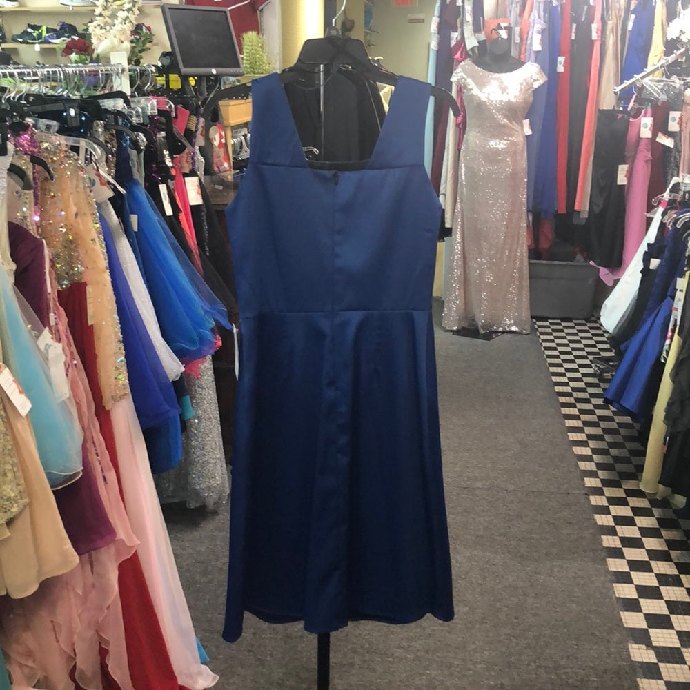 Rabbit Designs Blue & Black size 6 formal dress