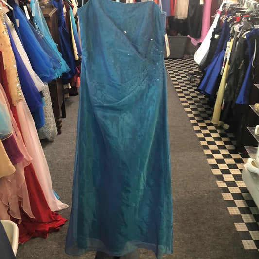 J.R. Nites Teal size 8 formal dress