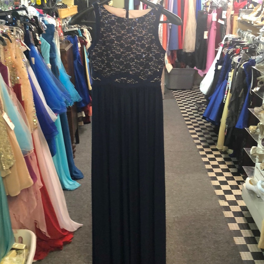 Nightway Navy Blue size 10 formal dress
