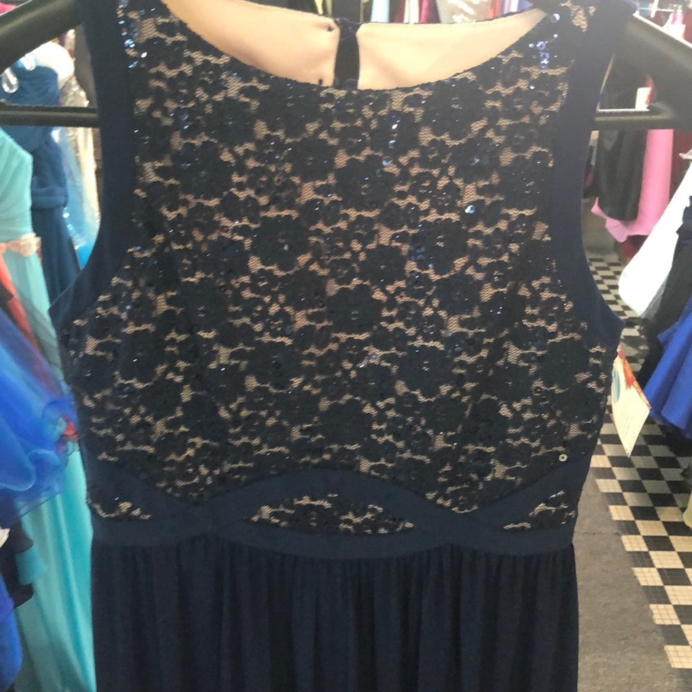 Nightway Navy Blue size 10 formal dress