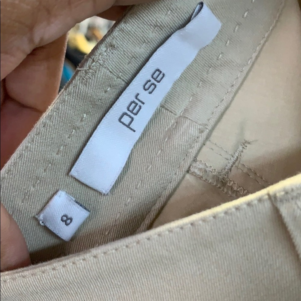 Size 8 pants  with peek thru cutouts on the side