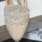 Size 7.5 Dyeables short heels (1 1/2”)