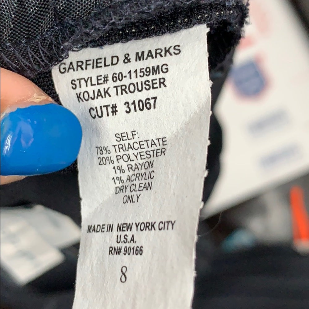 Garfield & Marks sz 6 coat size 8 pants suit