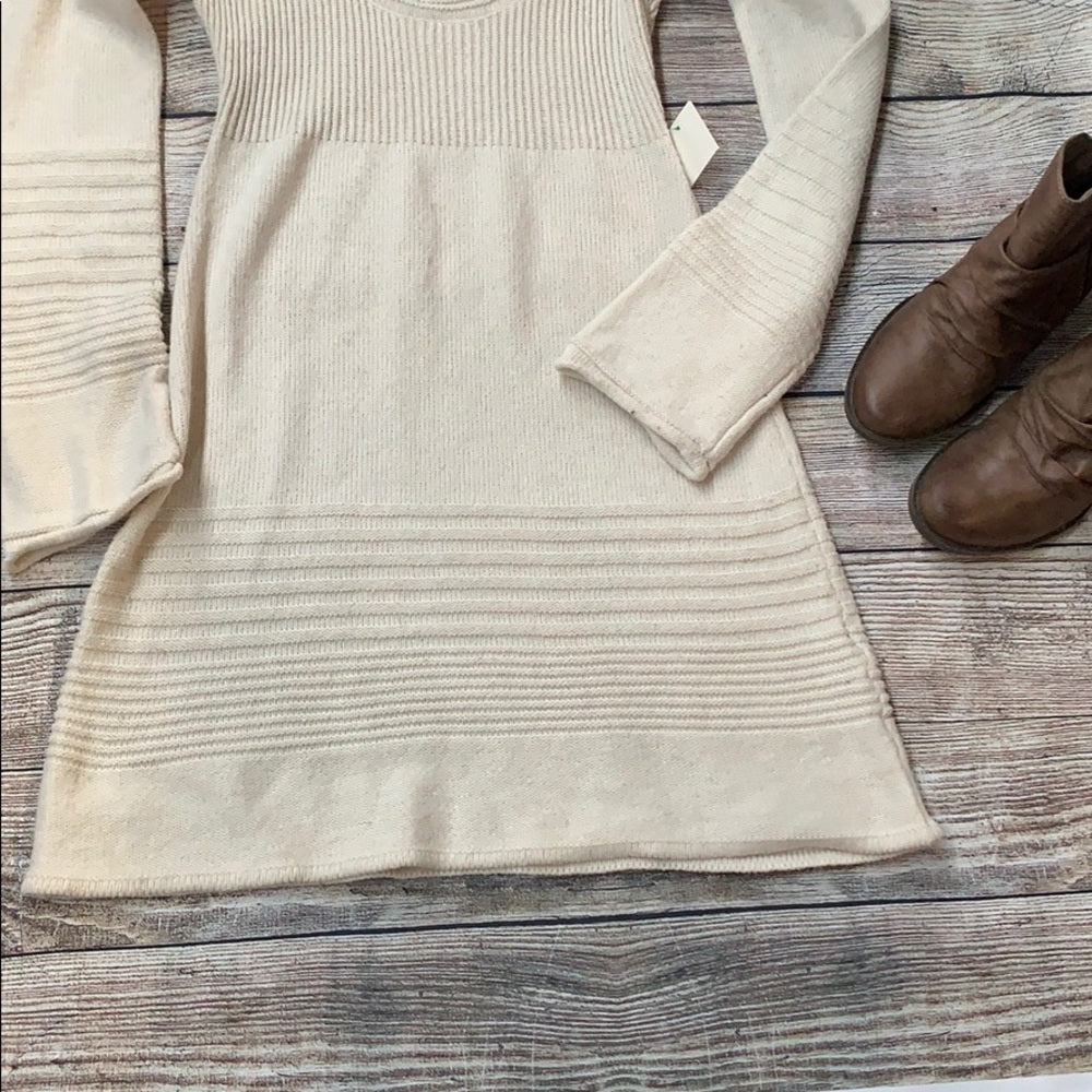Size small beige Alyn Paige sweater dress