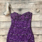 Aidan Mattox size 0 purple formal dress