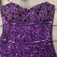 Aidan Mattox size 0 purple formal dress