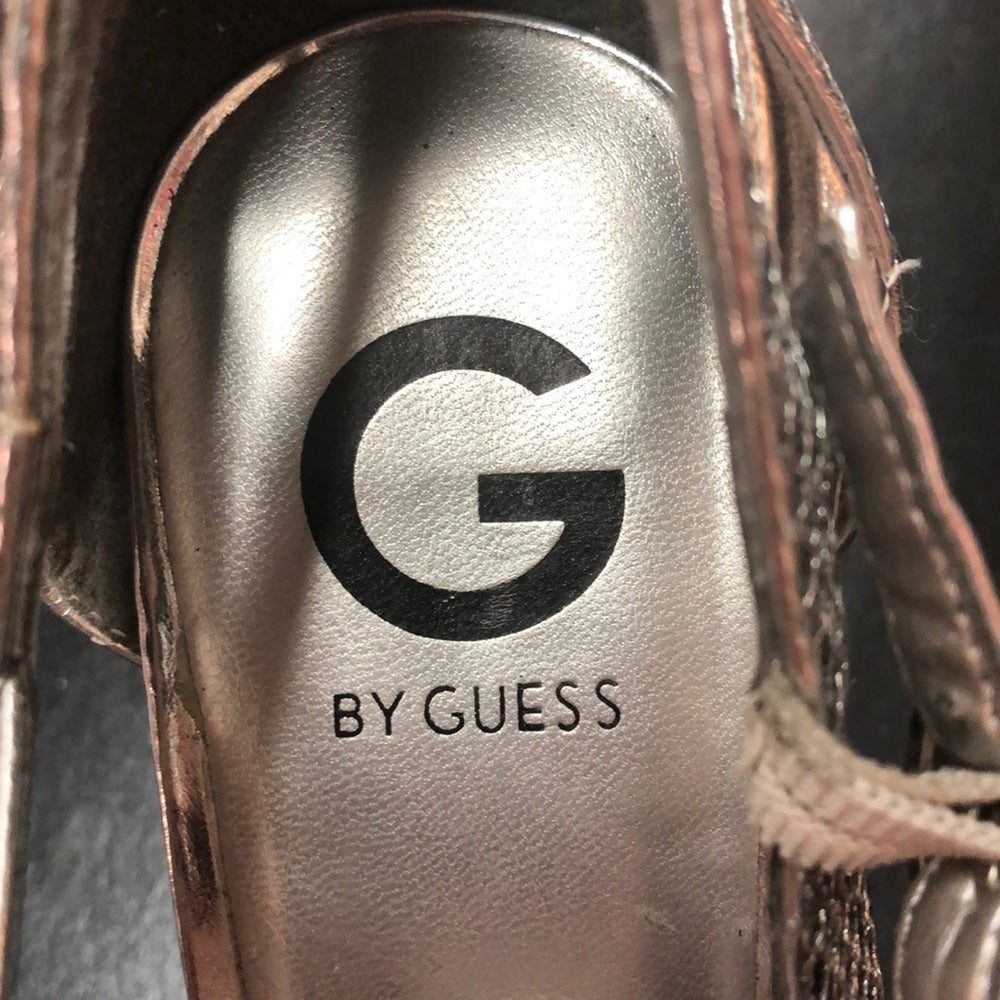 G by Guess silver size 11 heels