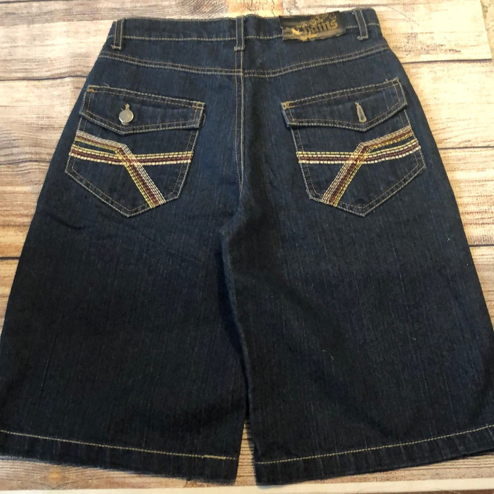 Chams size 12 lady blue jean shorts