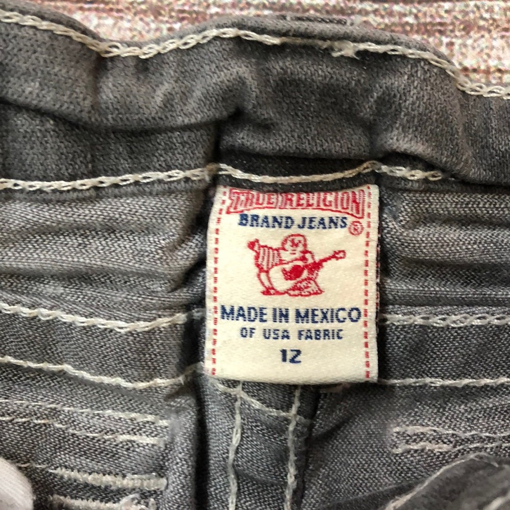 True Religion sz 12 girls jeans