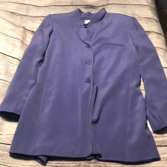 Travis Ayers sz 10 purple 2pc skirt suit