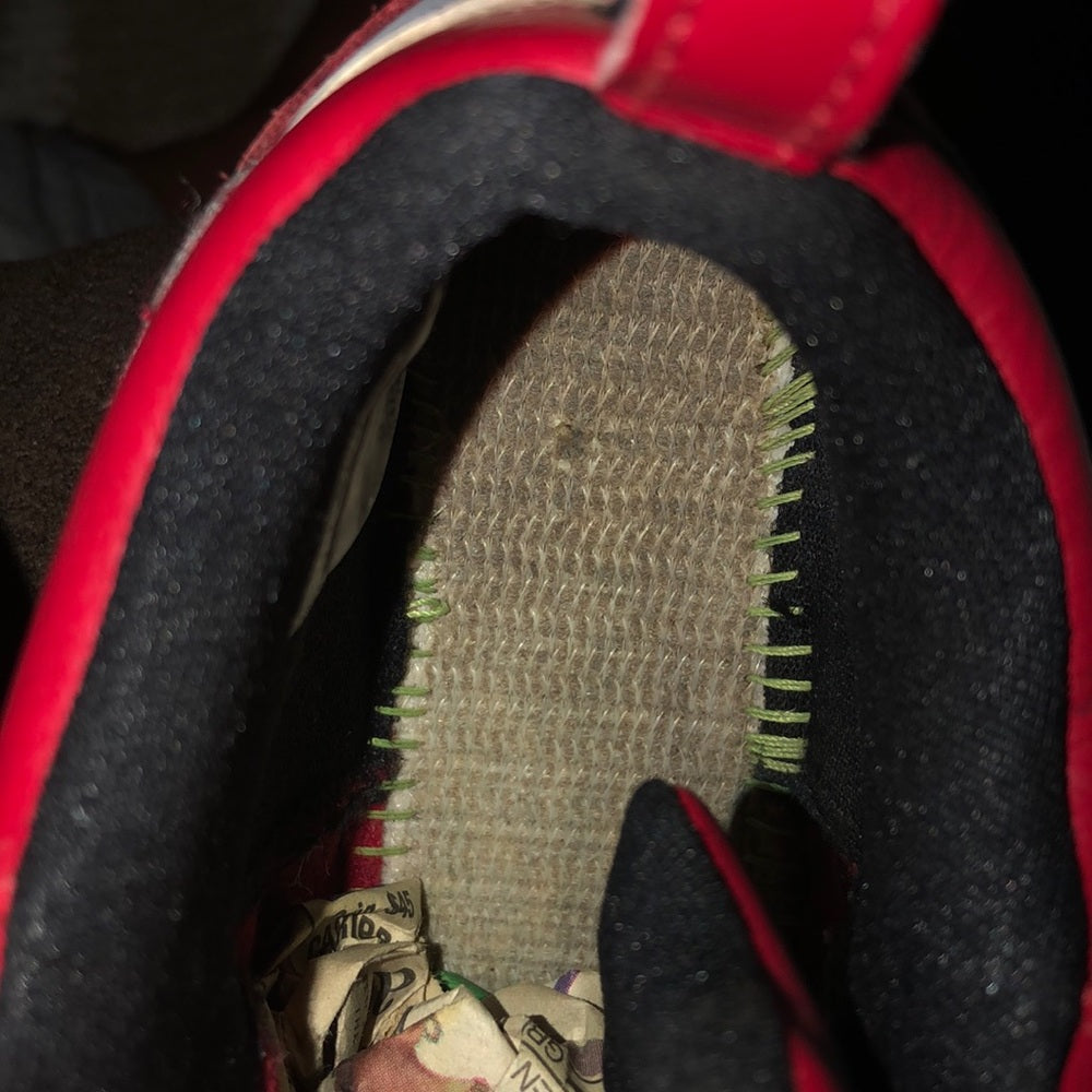 COPY - Red, white and black Jordan’s.  No insole …