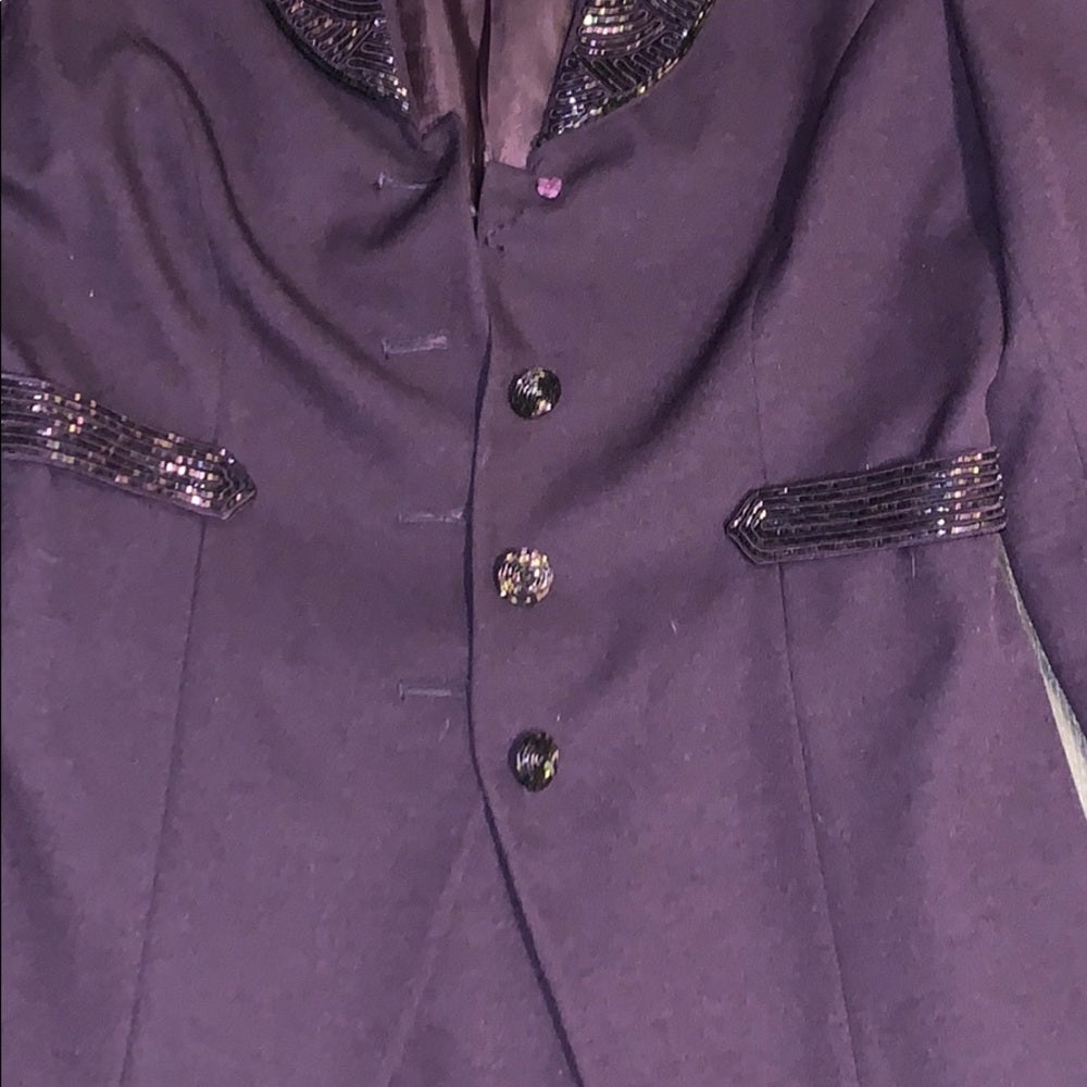 Size 8 beautifully embellished suit by Emily