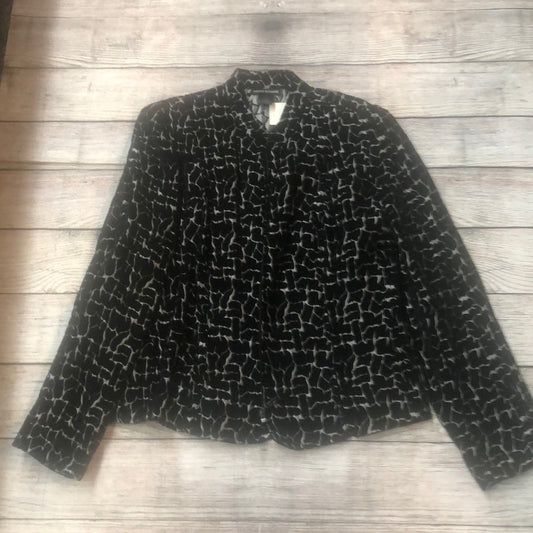 Molly & Maxx sz Medium black & gray lady’s blazer