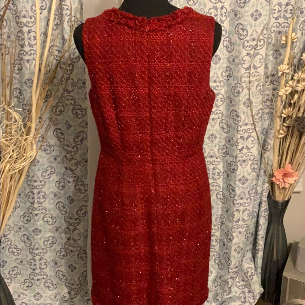 Size 10 beautiful cranberry red dress