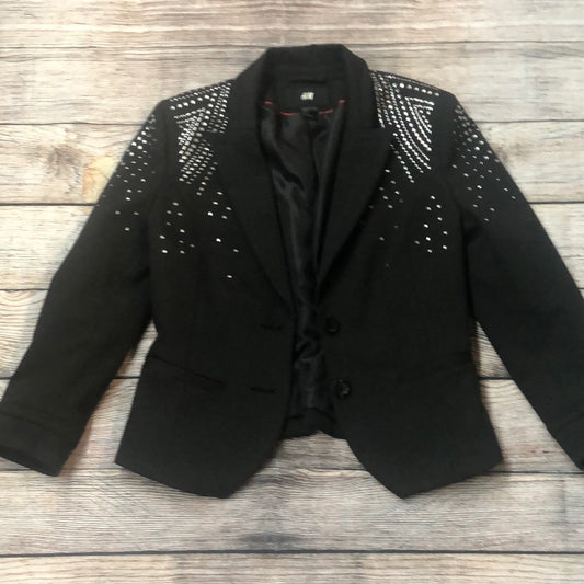 H&M sz 8 black with sequins lady’s blazer