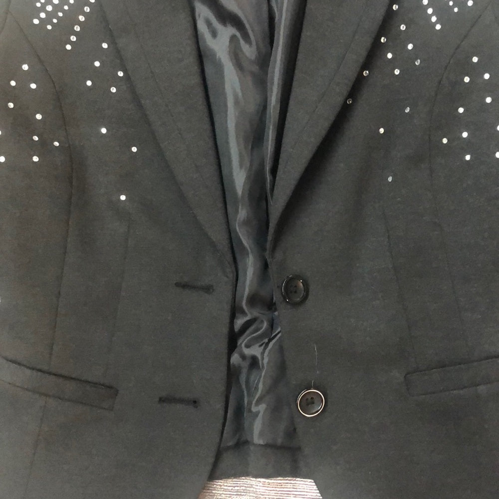 H&M sz 8 black with sequins lady’s blazer