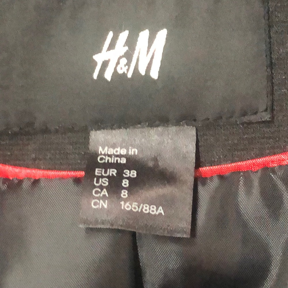 H&M sz 8 black with sequins lady’s blazer