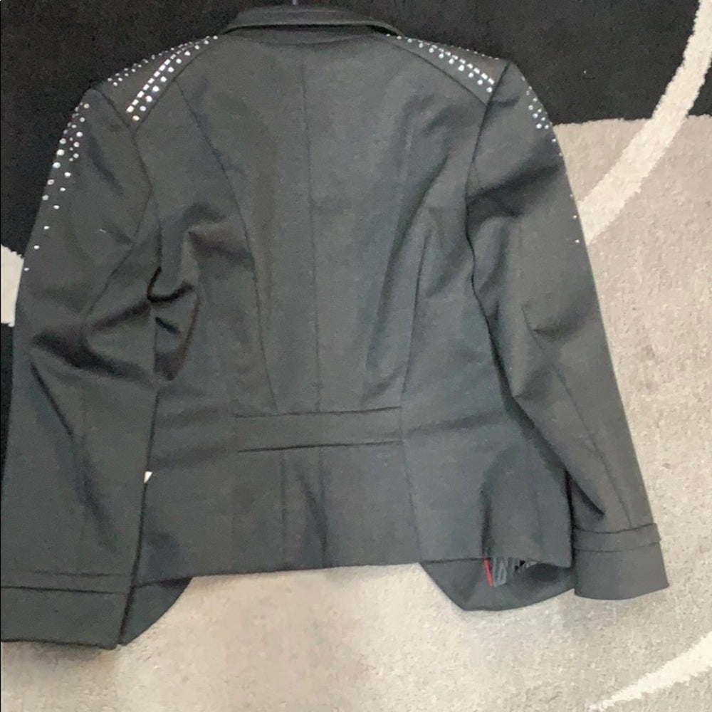H&M sz 8 black with sequins lady’s blazer