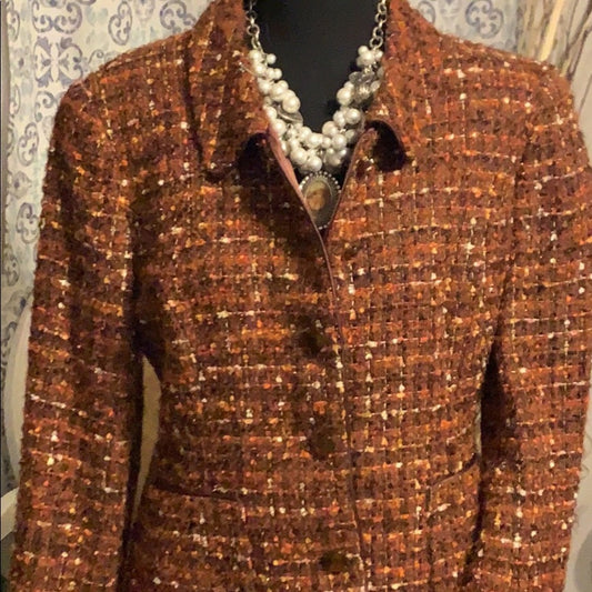 Size 6 Doncaster wool skirt suit