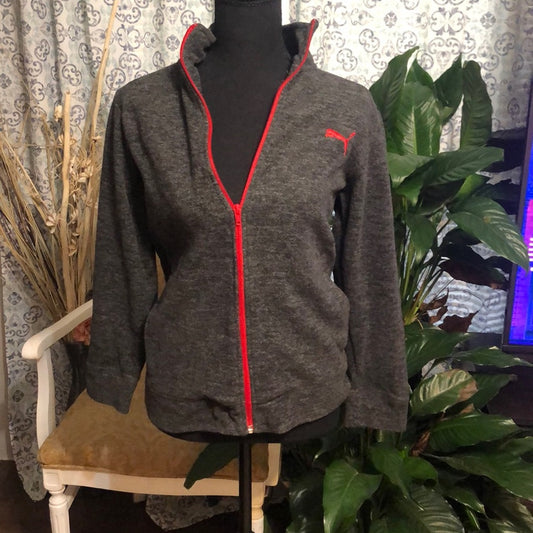 Puma sz XL(16) gray and red jacket