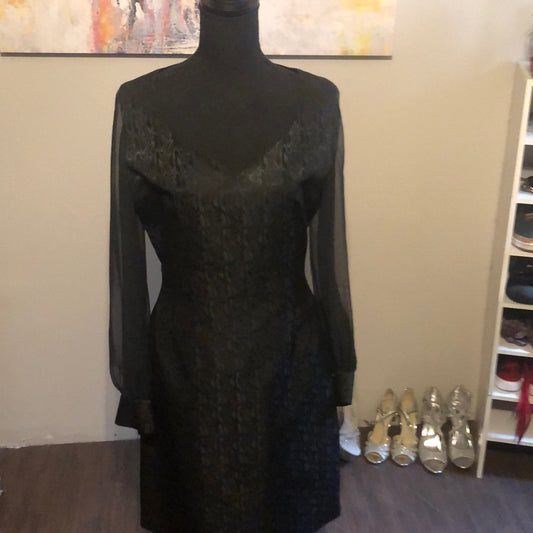 Just For You sz Medium lady’s black dress