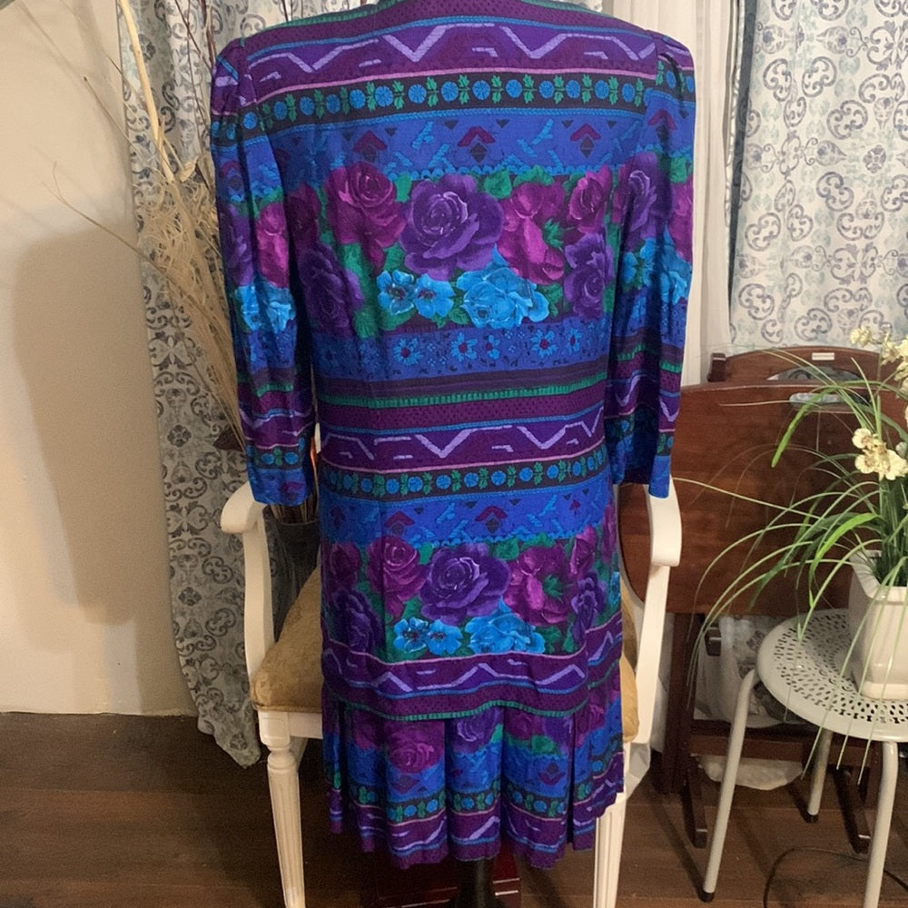 Vintage size 10 Karen Stevens petites dress