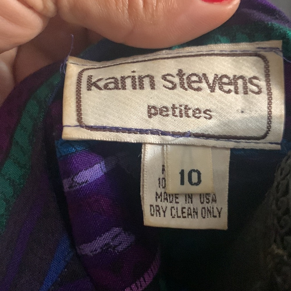 Vintage size 10 Karen Stevens petites dress