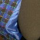 Vintage Size 8 blue plaid and tweed single button blazer