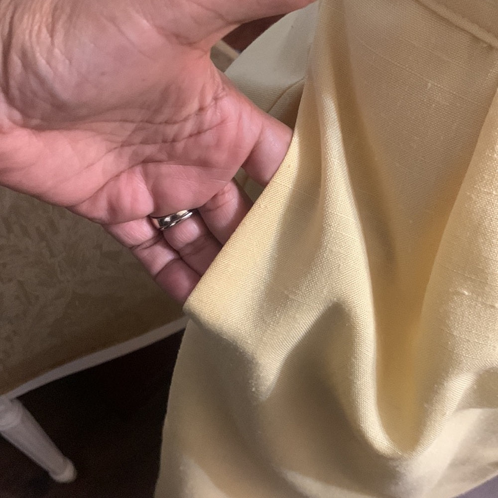 EUC vintage linen skirt suit by Radcliffe 80s