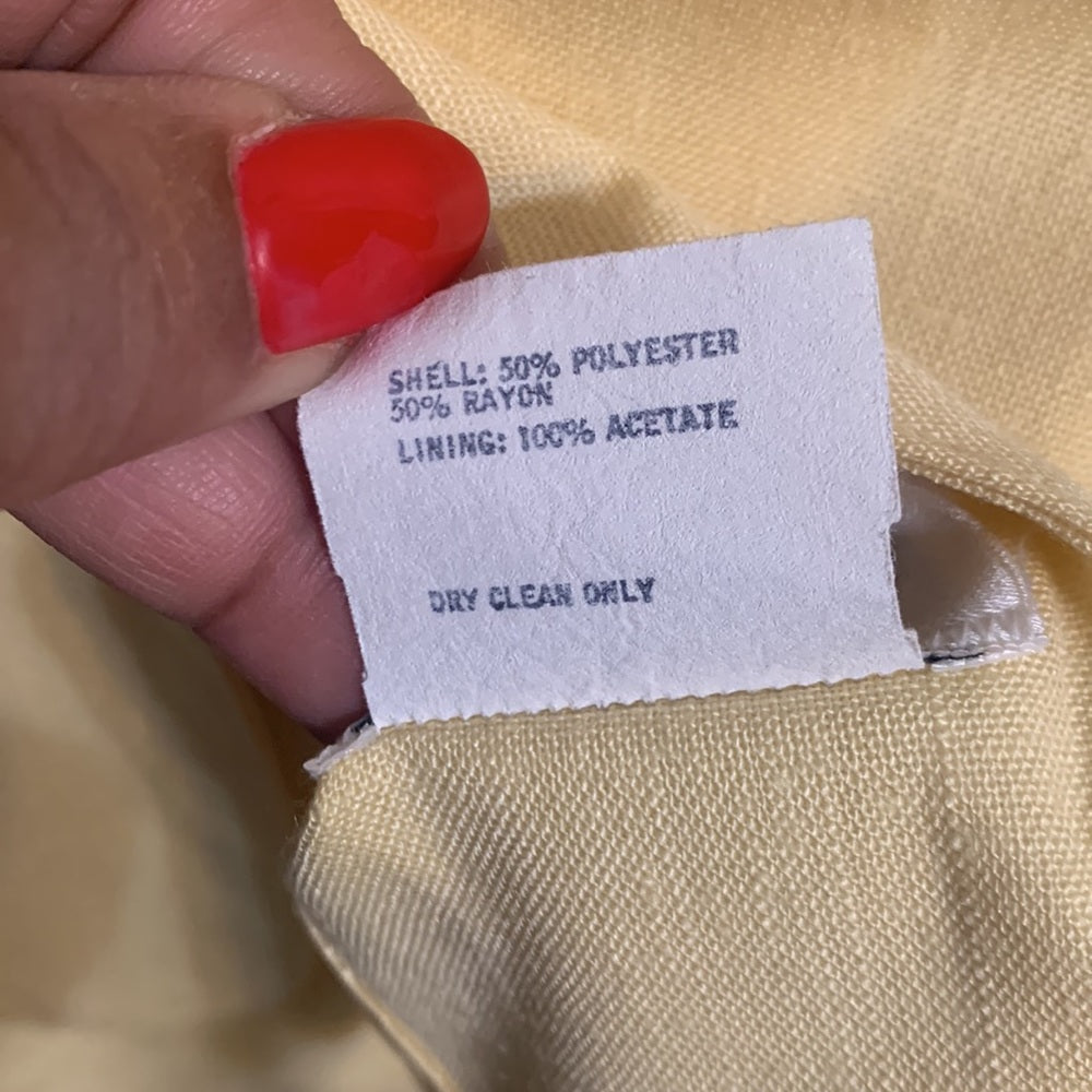 EUC vintage linen skirt suit by Radcliffe 80s