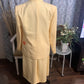 EUC vintage linen skirt suit by Radcliffe 80s