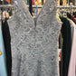 Bailey Blue sz medium gray w/ sequins short lady’s formal dress