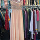 Cache sz 0 peach long lady’s formal dress