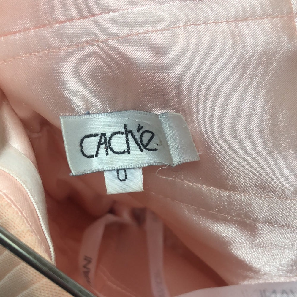 Cache sz 0 peach long lady’s formal dress